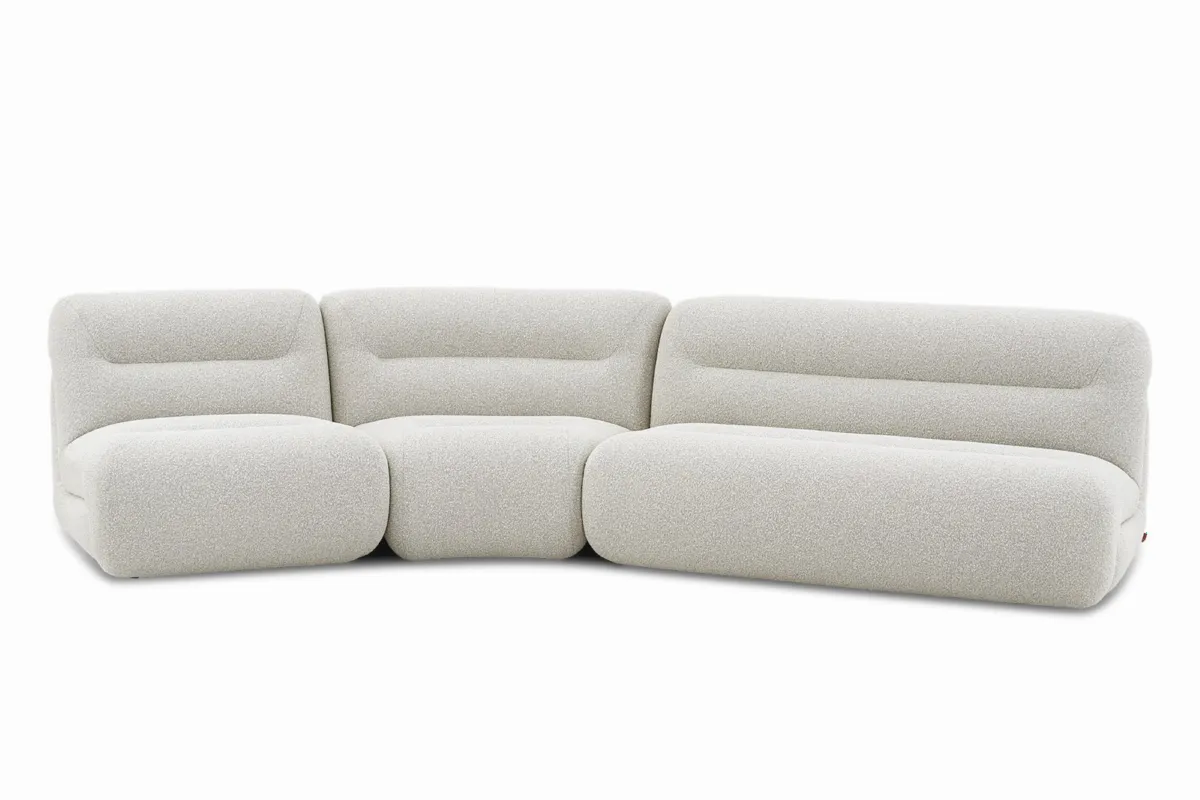 Tovi Performance Boucle Angled Chaise Sectional Couch - view 4