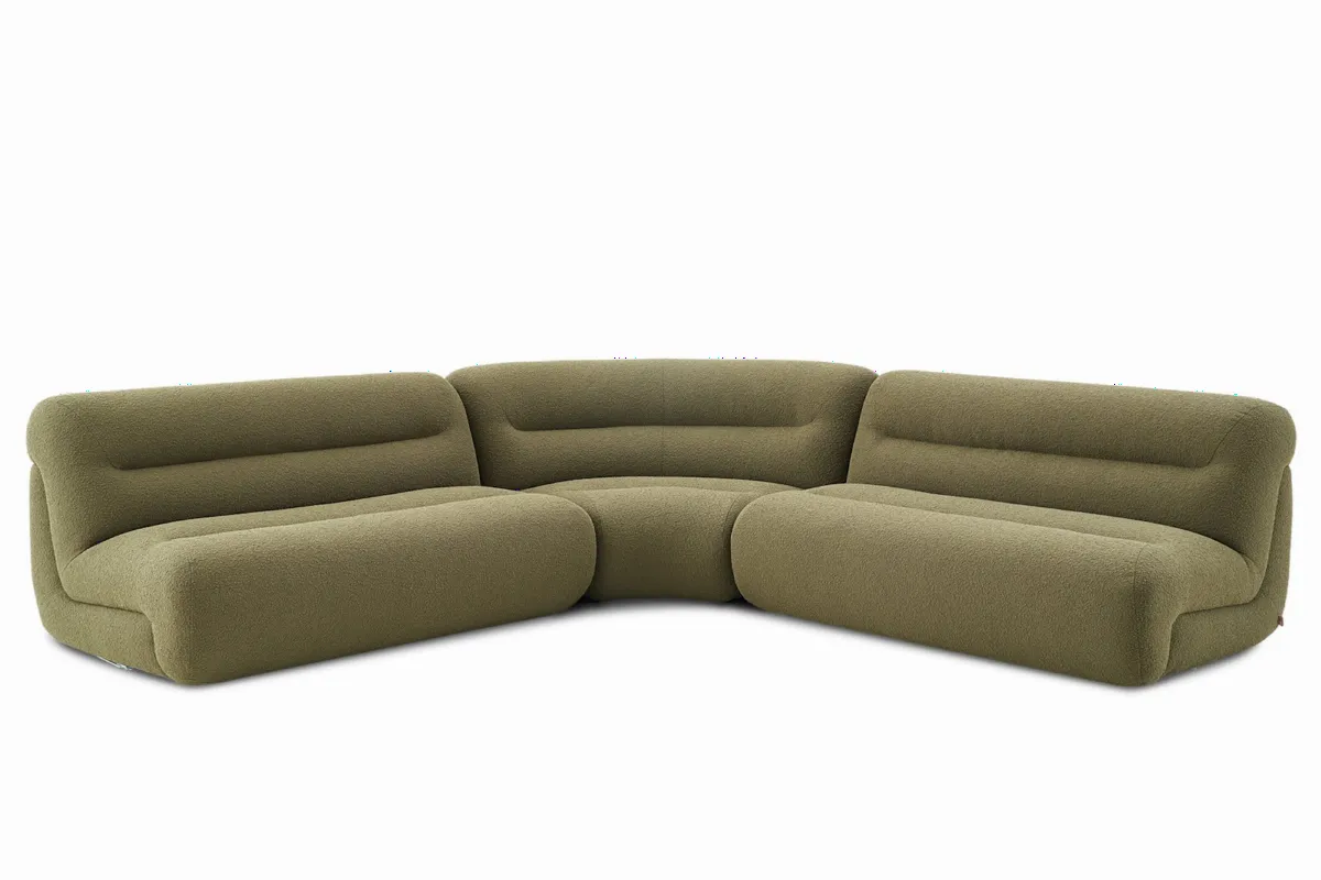 Tovi Performance Boucle L-Shape Sectional Couch - view 7