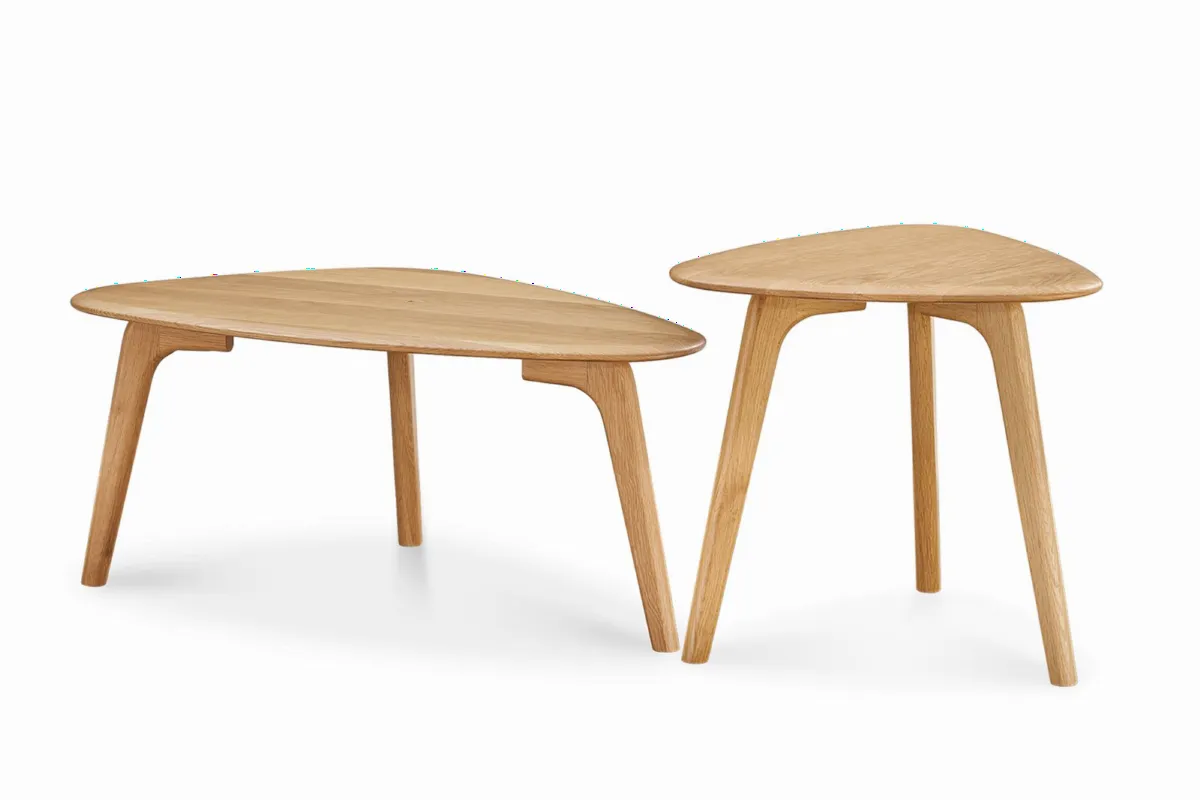 Vincent Coffee Table Set, Oak - view 6