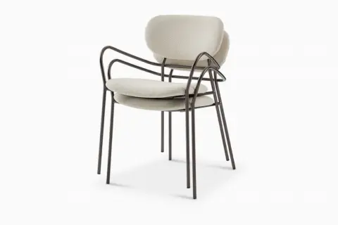 Winslow Performance Bouclé Dining Arm Chair